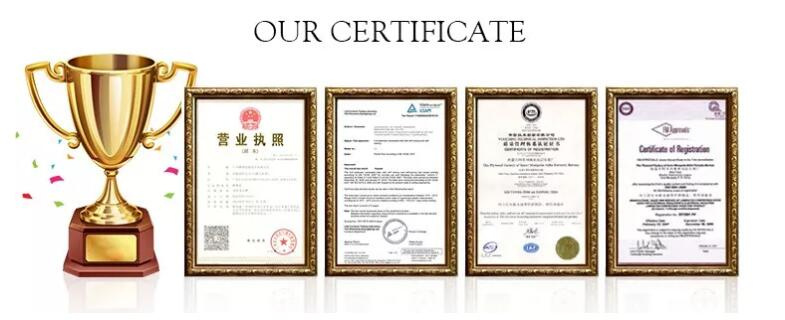 Our Certificate 