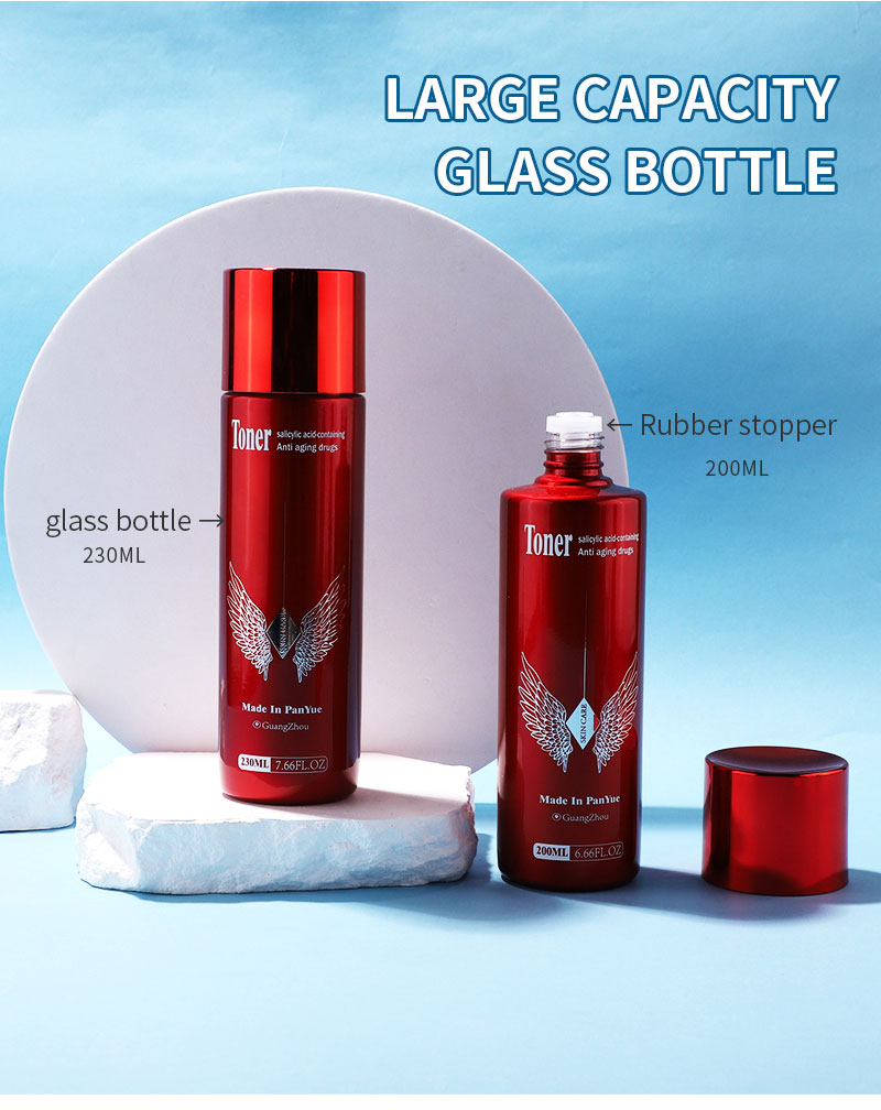 toner glass bottle