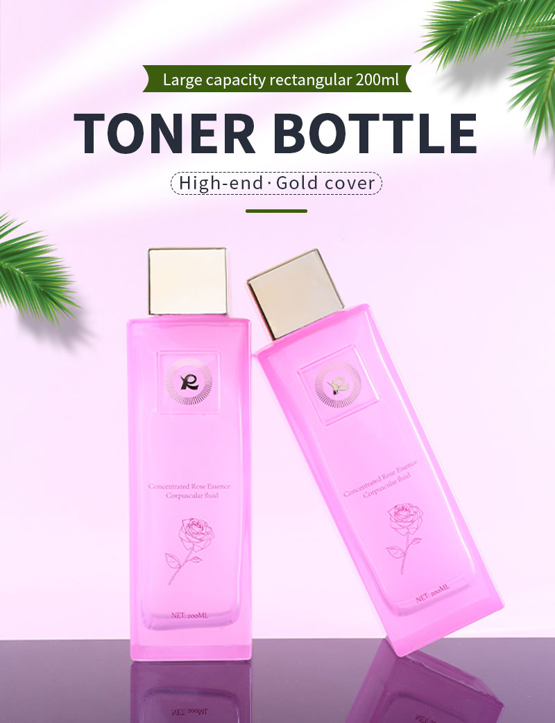 cosmetic packaging toner bottles