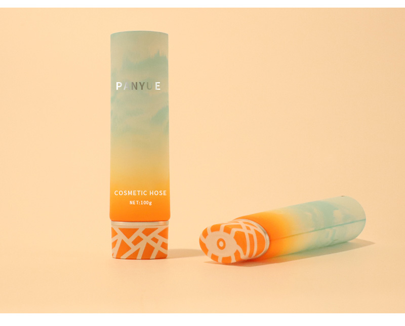 cream soft plastic tube