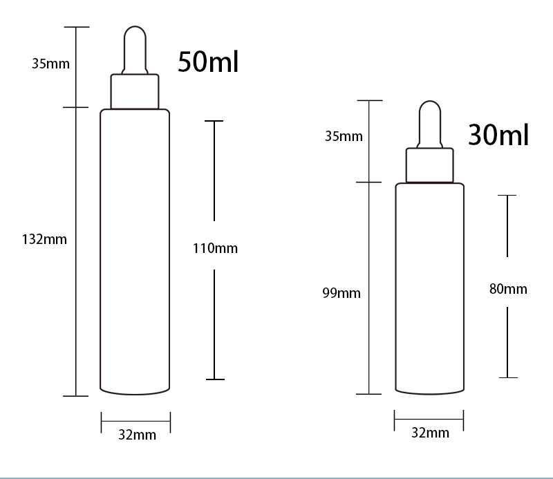 dropper glass bottle 30 ml