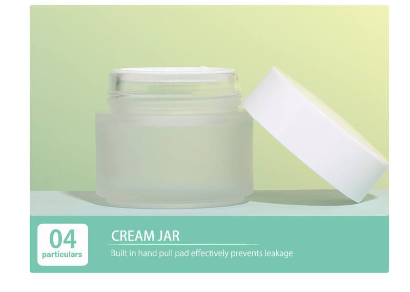 face cream mudpack glass jar