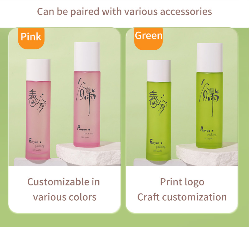  face lotion in glass bottle