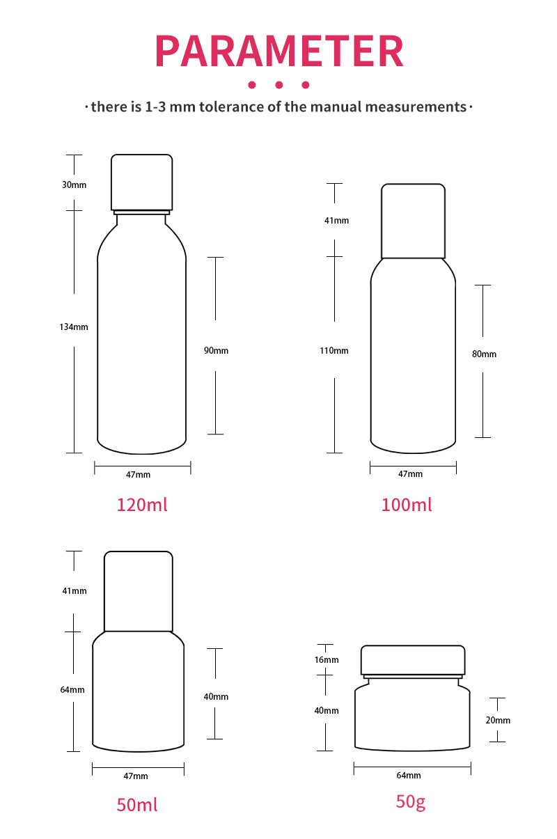  wholesale recycled glass cosmetic bottles