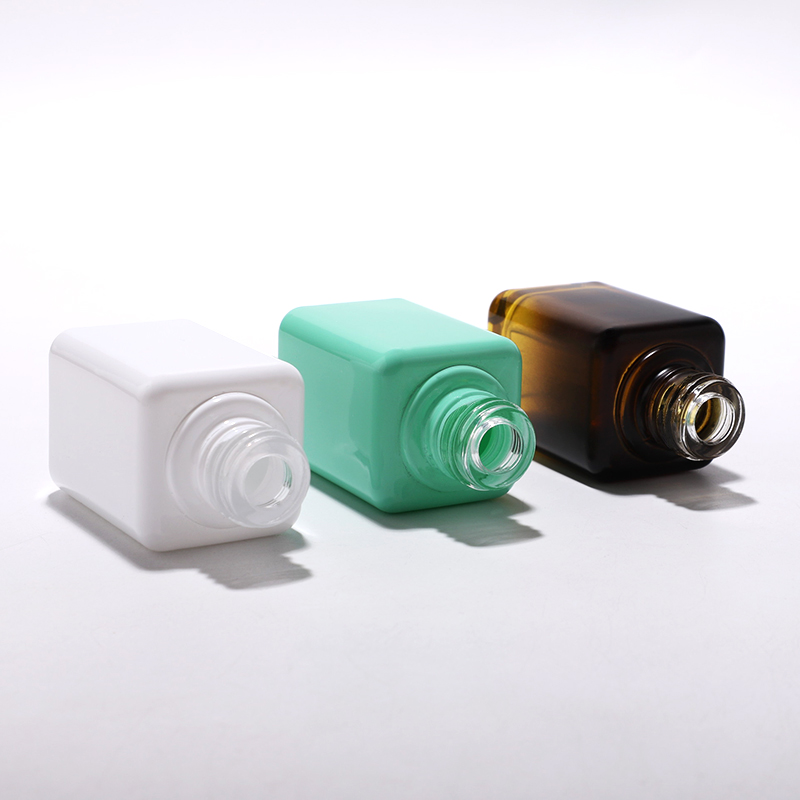 white dropper glass bottle 1oz