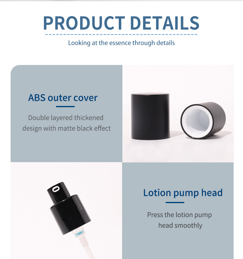 lotion pump glass bottle
