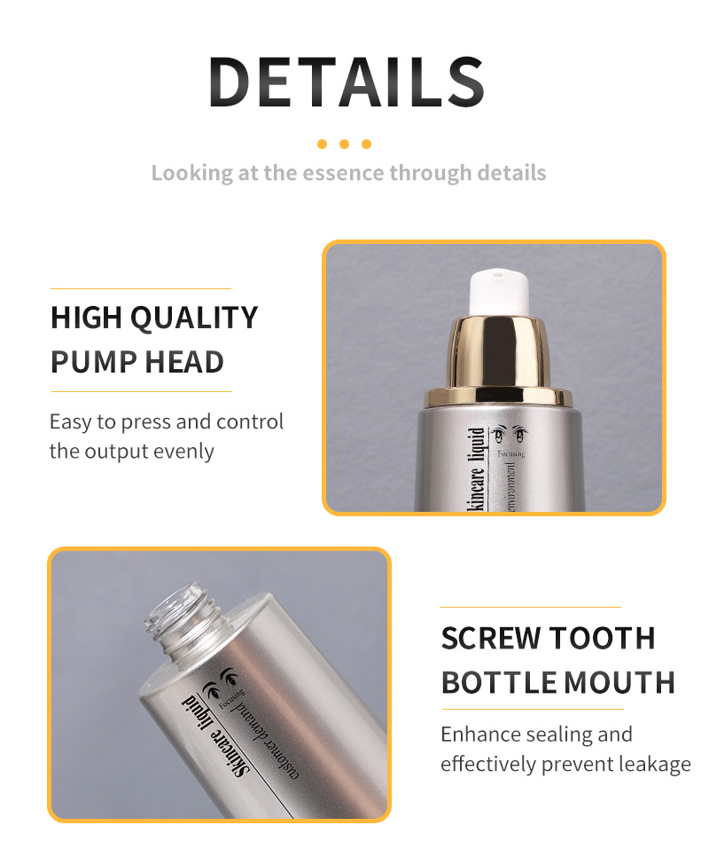 sliver glass bottle set