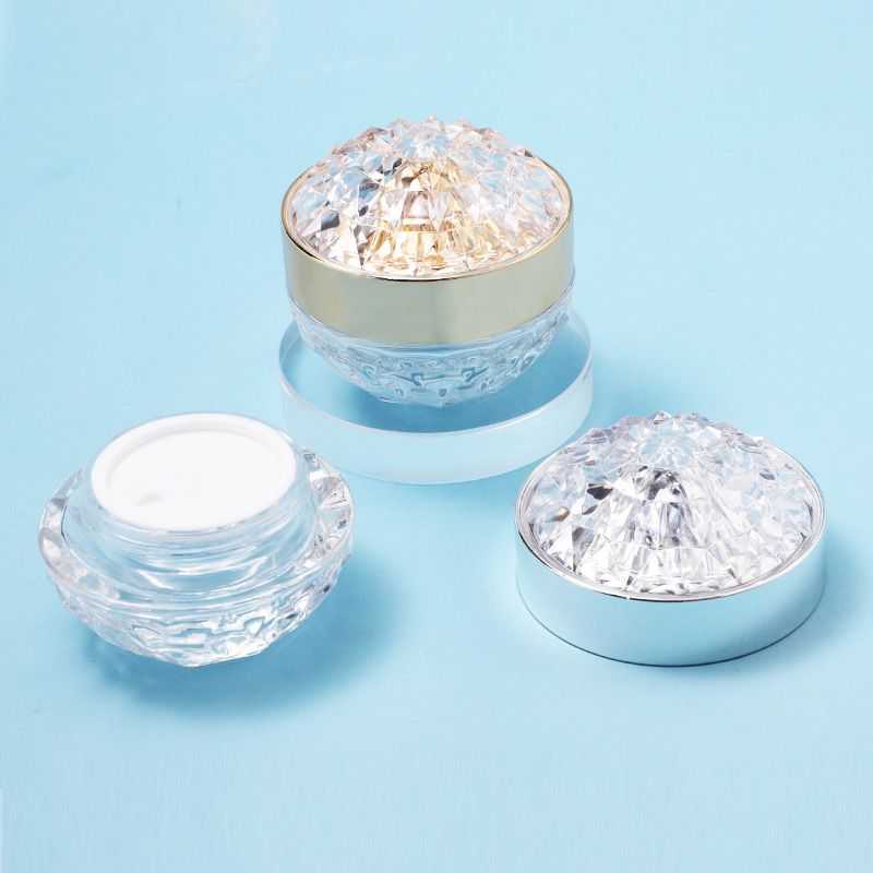 clear cream jar