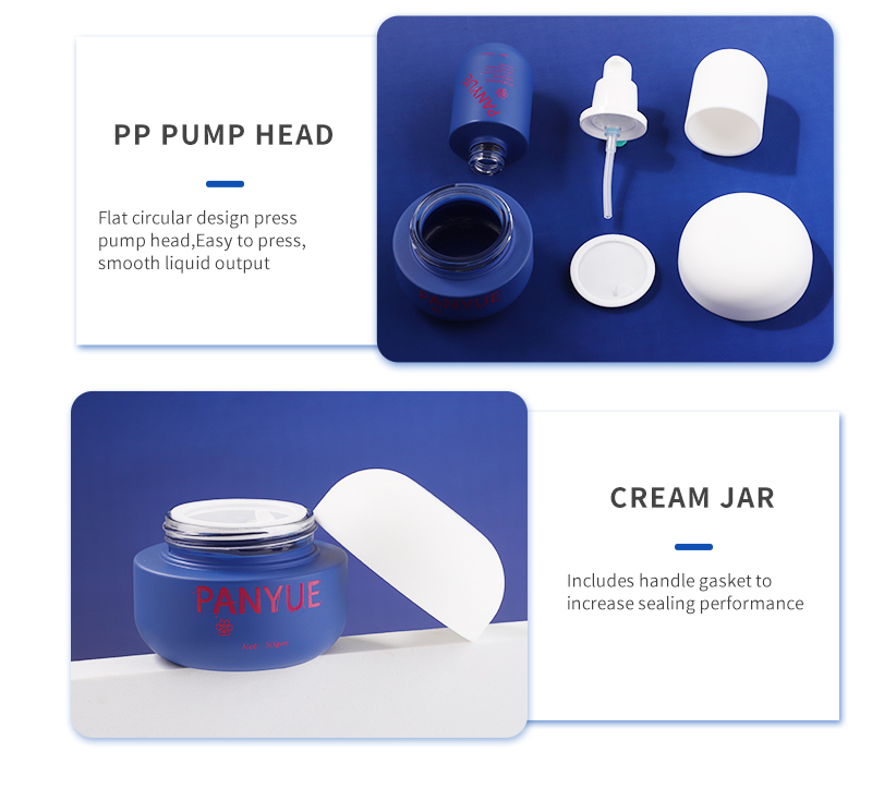 Capsule Toner Lotion Bottle Glass