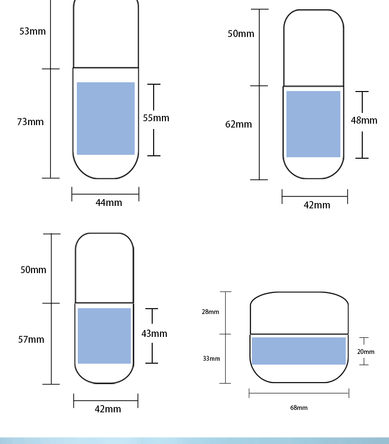 Capsule Toner Lotion Bottle Glass