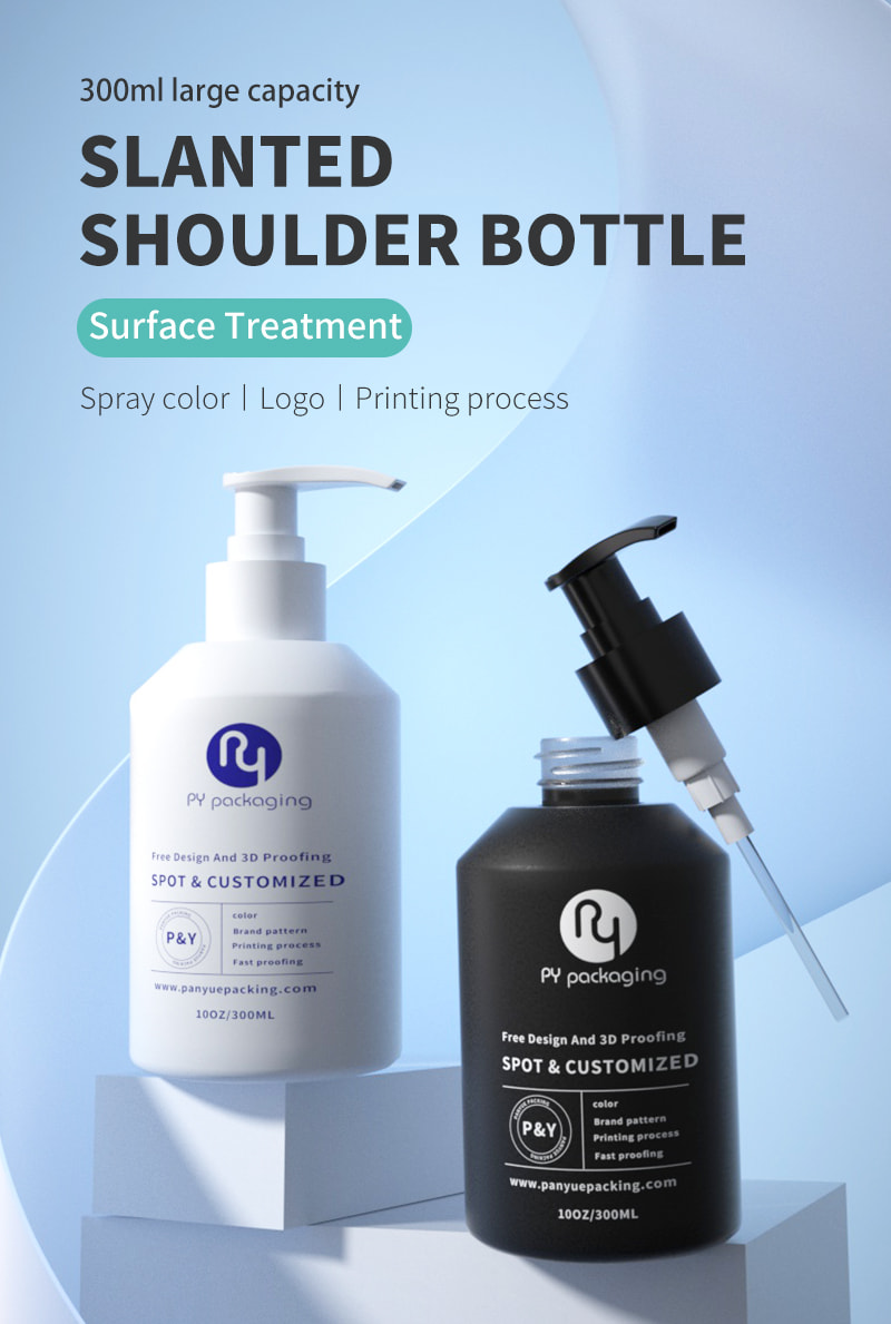 300ml Slanted Shoulder Glass Bottles