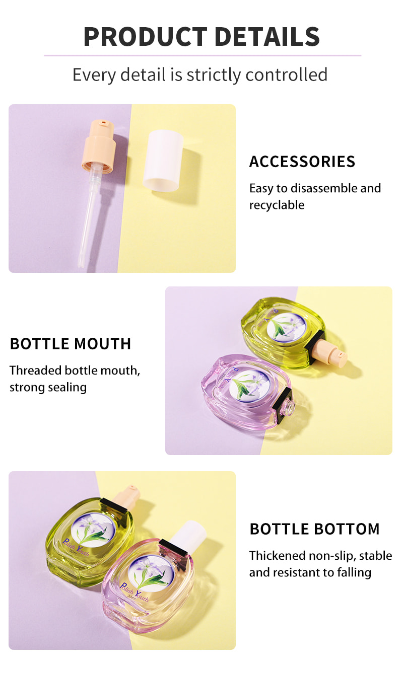 30ml Rounded Oval Foundation Bottle