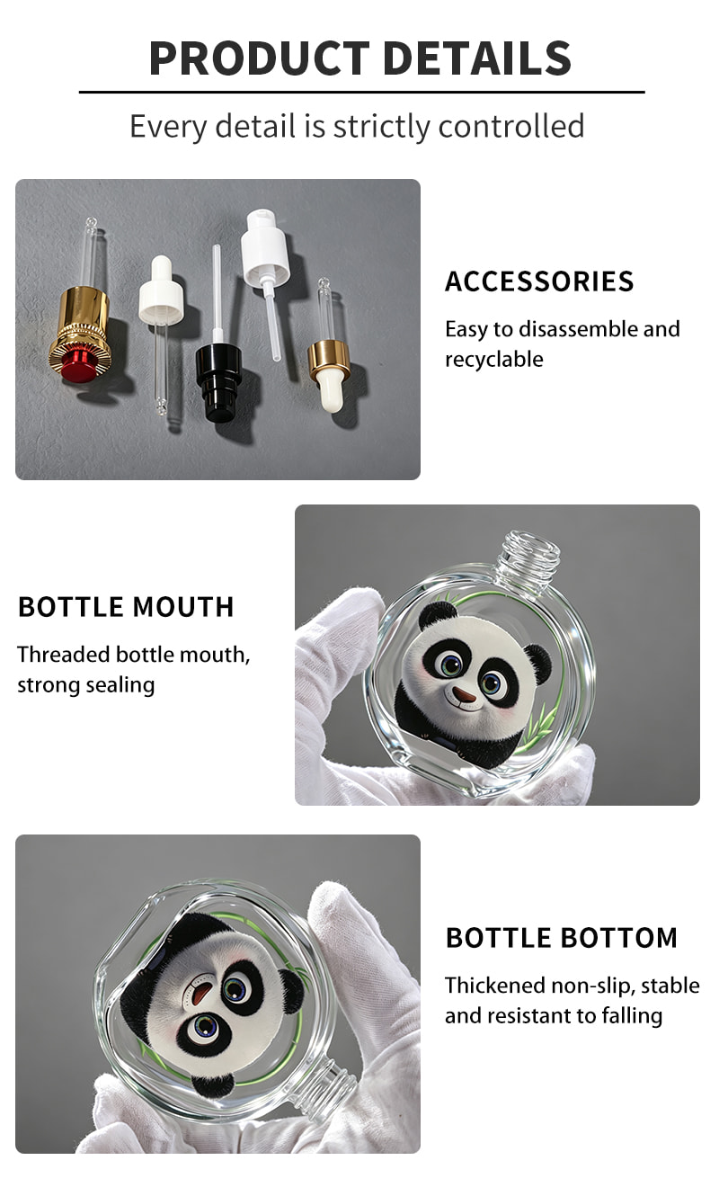 3D Printing Round Flat Glass Dropper Bottle