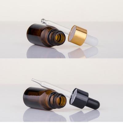 Essential oil glass bottle for cosmetic