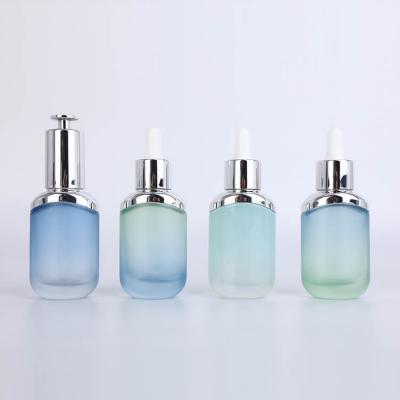 Luxury skincare glass dropper bottle