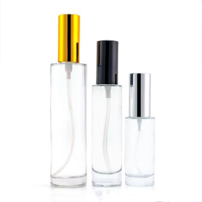 Refillable custom cosmetic perfume bottle with spray pump