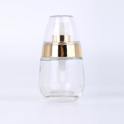 Foundation lotion skincare glass bottle