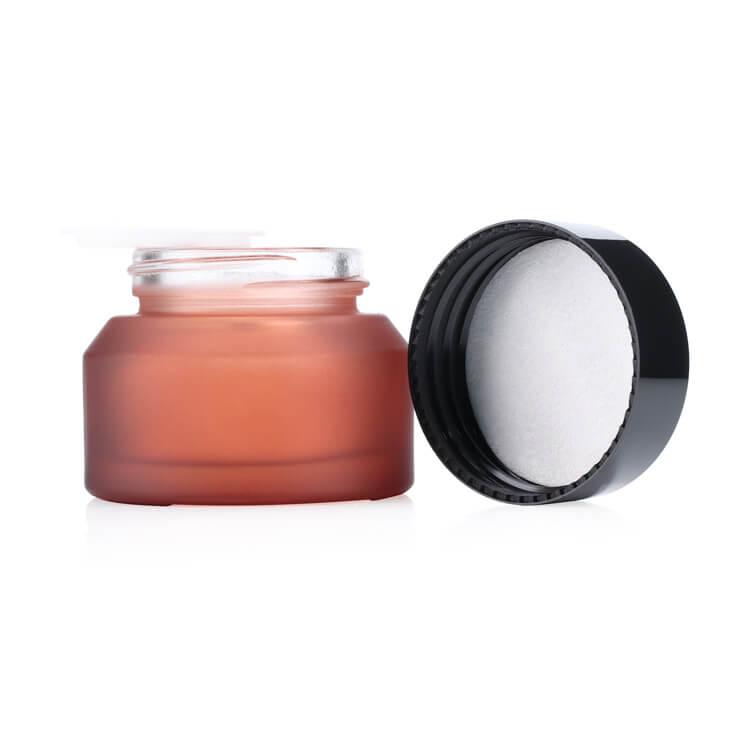 glass jar for cosmetic packaging