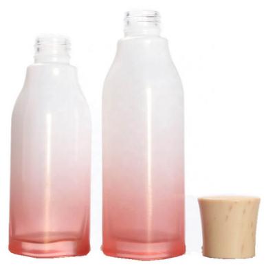 Special cosmetic glass bottle and jar