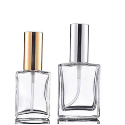 Custom Cosmetic Empty Square Perfume Refillable glass  Bottle