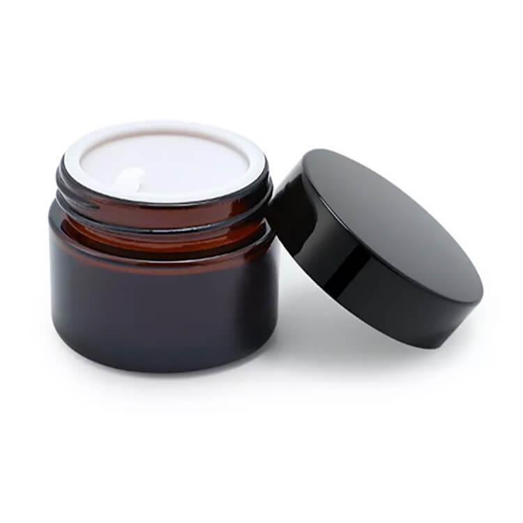 Glass jar for cosmetic packaging