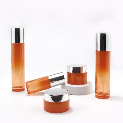 Cosmetic glass bottles jars