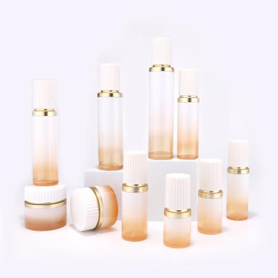 custom gradient color glass bottle set