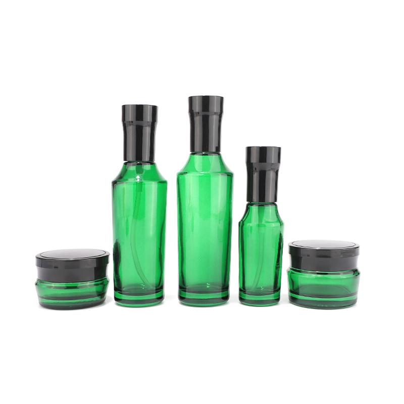 Unique design cosmetic bottle set
