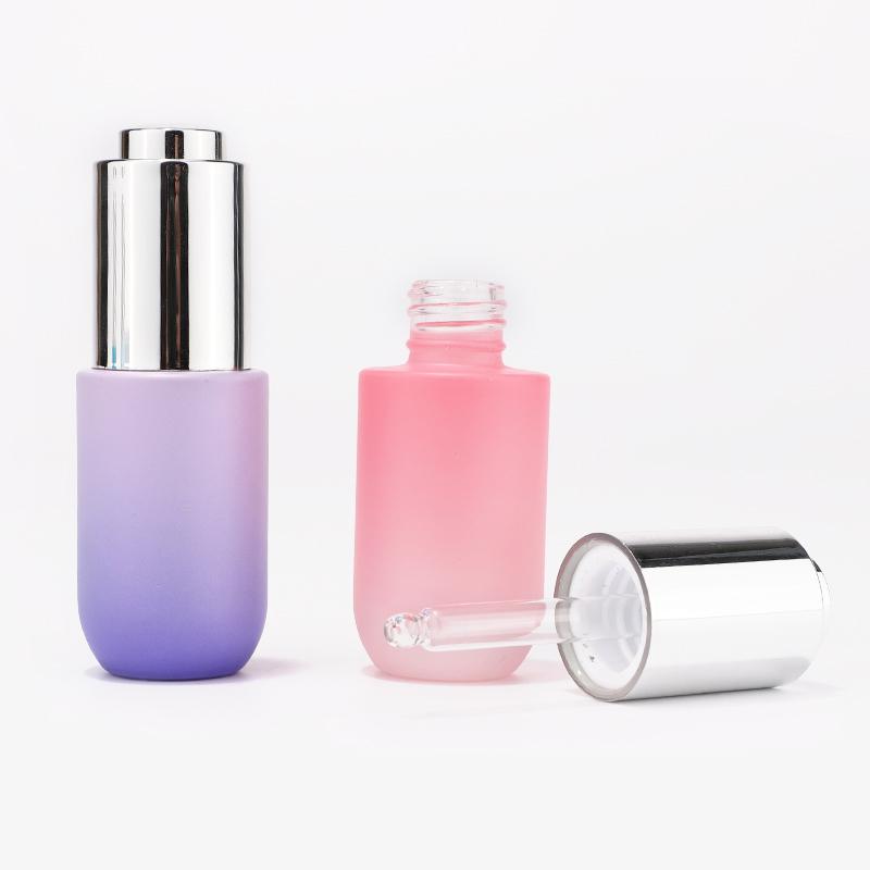 Skin care cosmetic serum dropper bottle