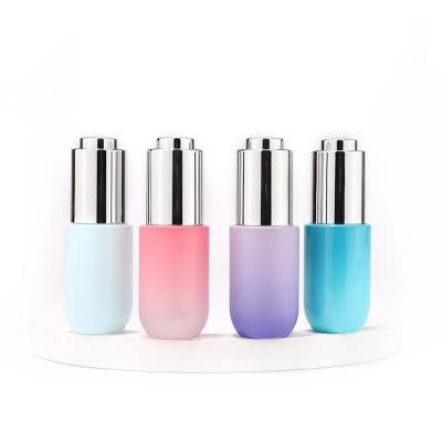 Skin care cosmetic serum dropper bottle