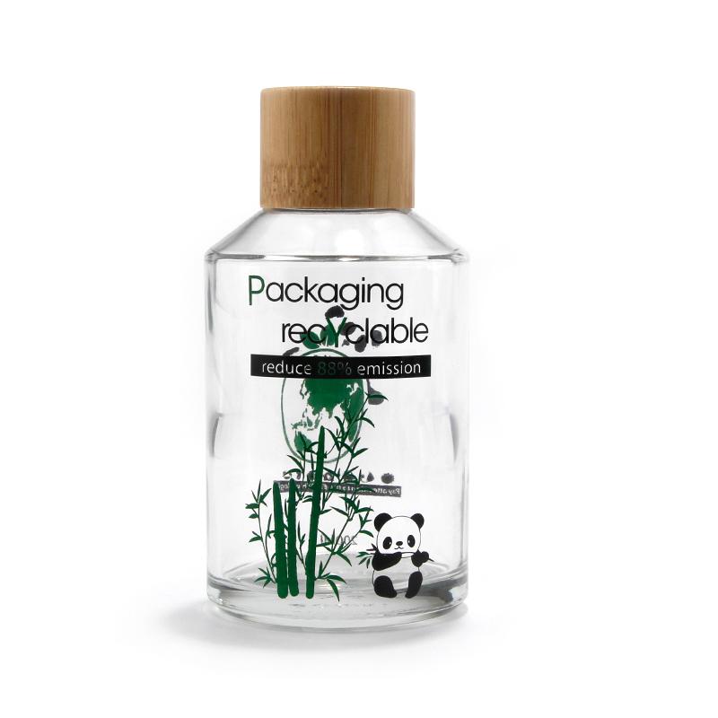 Eco-friendly glass bottle jar