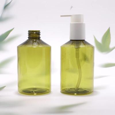 2022 newest light green slanted shoulder glass bottle