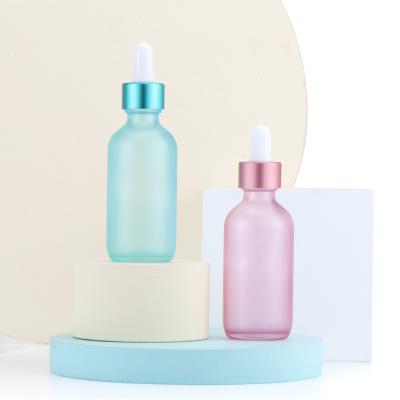 Glass serum oil dropper bottle