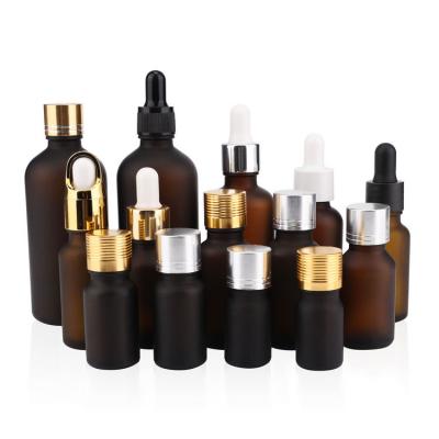 Amber 30ml glass essential oil bottle supplier