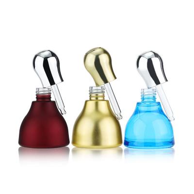 20ml 30ml seal shaped glass press dropper bottle