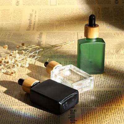 30ml square glass bottle with Childproof dropper