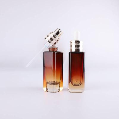 New design 30ml glass dropper pump bottle