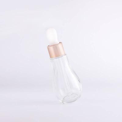 New design 40ml glass bottle with aluminum dropper