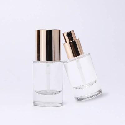 Skincare empty glass spray pump bottle