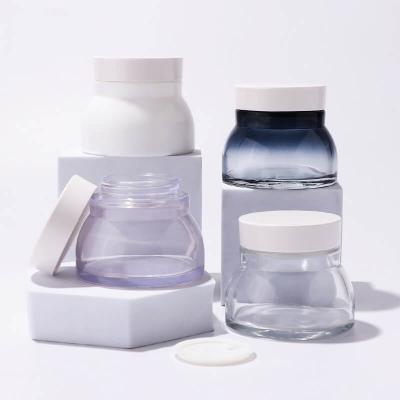 New design 150g big capacity cosmetic glass jar for packaging
