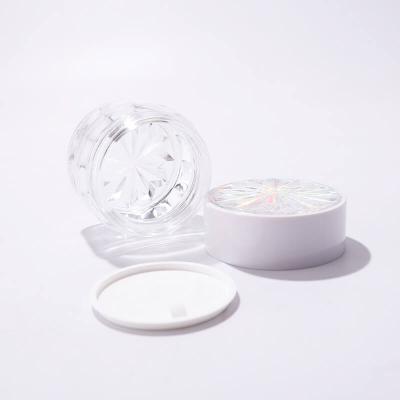 New design colored empty skincare 50g glass jar packing