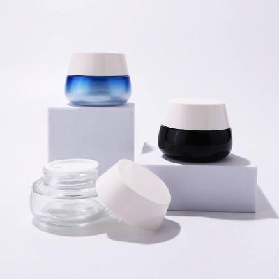 High quality glass cream containers