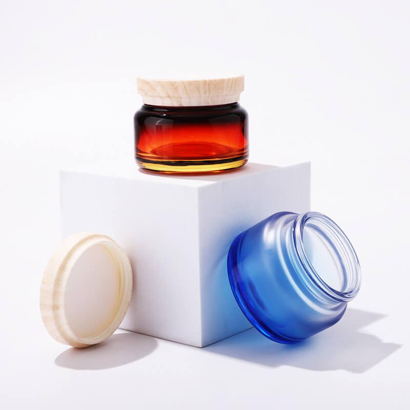 Wholesale round glass jar