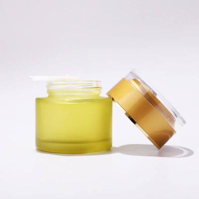 2022 newest acrylic screw lid customized color glass jar