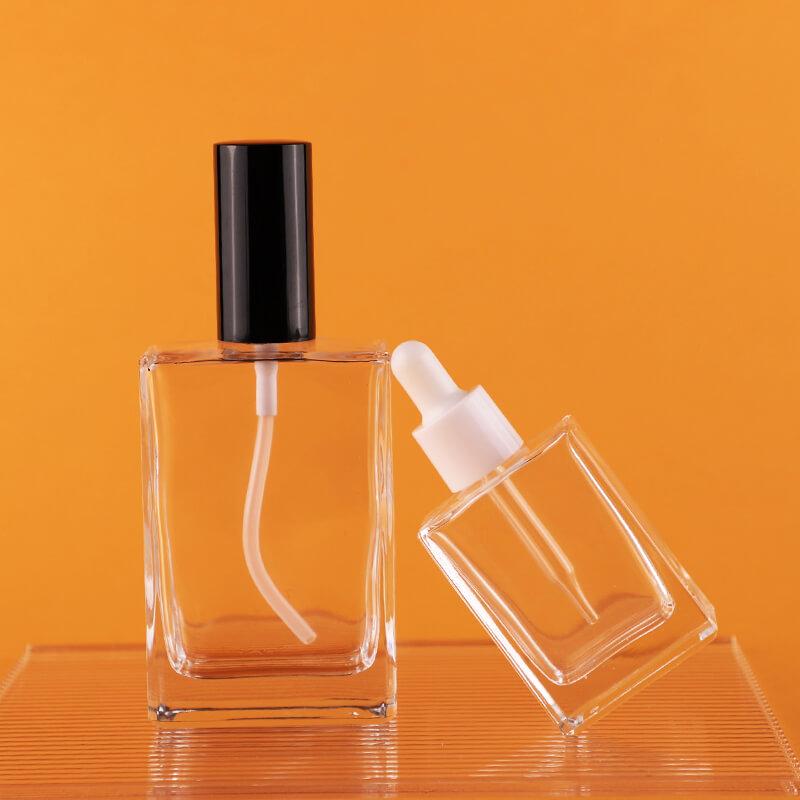 Luxury empty skincare glass bottle packing