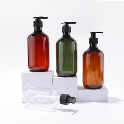 PET plastic bottle with lotion pump for shampoo