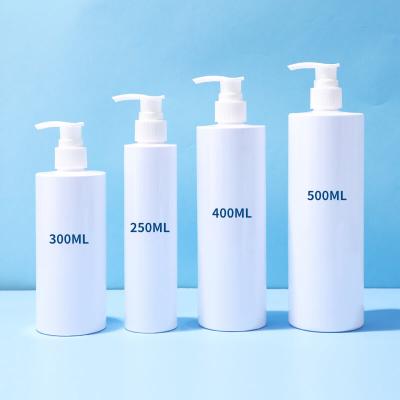 Slender White Plastic Lotion Pump Bottle Packing