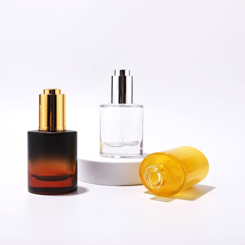 Luxury skincare cosmetic glass essential iol bottle