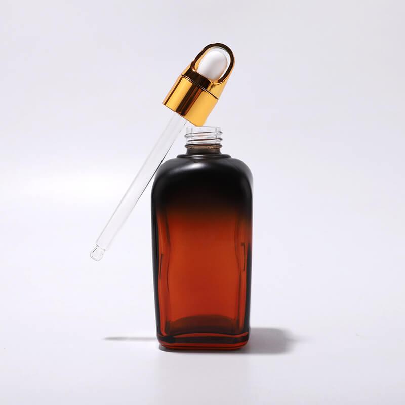 Luxury skincare cosmetic glass essential oil bottle packing