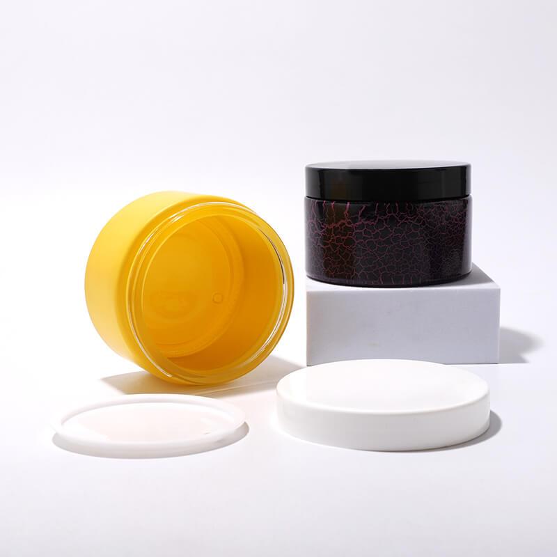 Deluxe cosmetic skincare glas jar packing